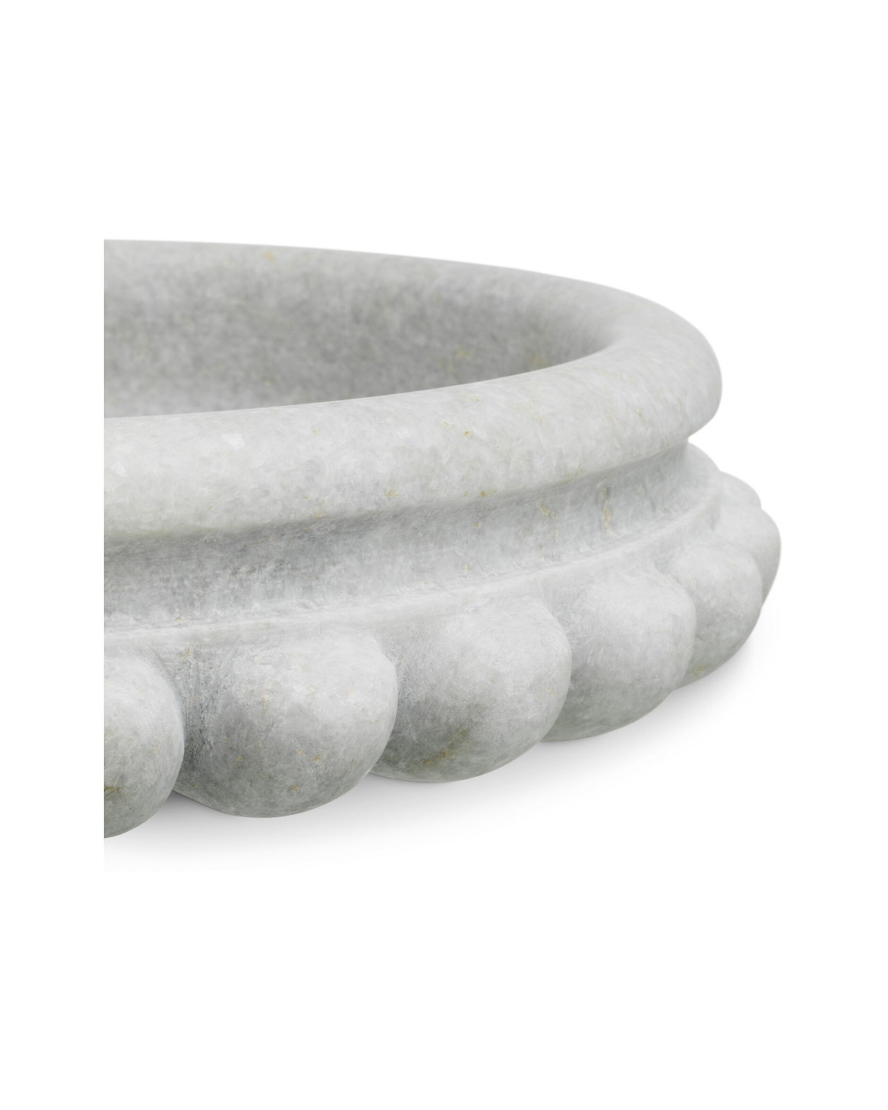 Yerba skål white marble