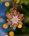 Marple Gingerbread Snowflake Ornament