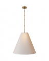 Goodman Hanging Lamp Antique Brass/Natural L