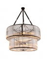 Infinity double anthracite ceiling chandelier