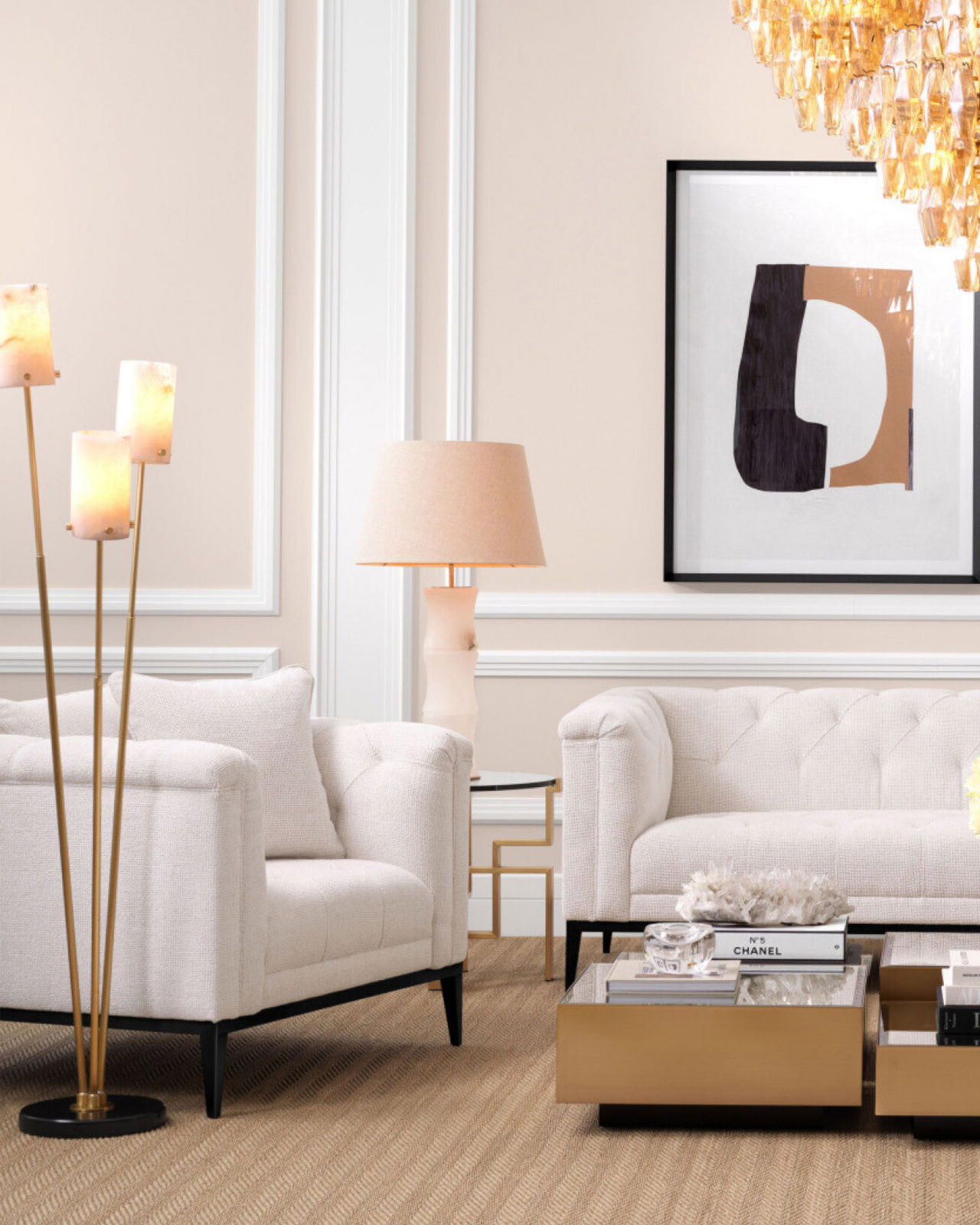 Cesare fauteuil lyssa off-white