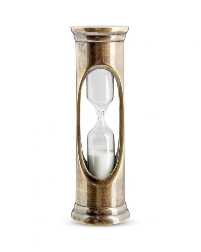 Hourglass 3 minutes bronze