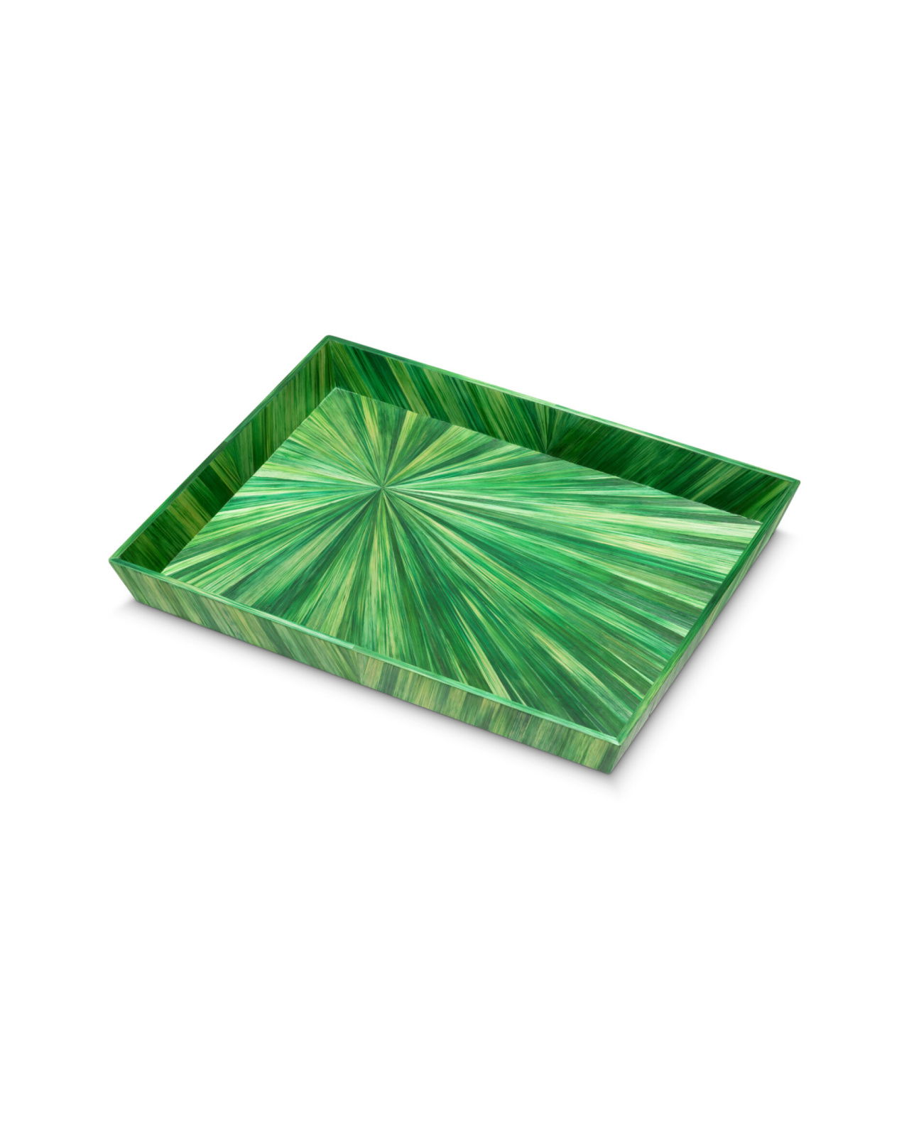 Harvard Desk Tray Marquetry Green L