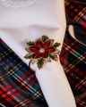 Natalia Poinsettia Napkin Ring