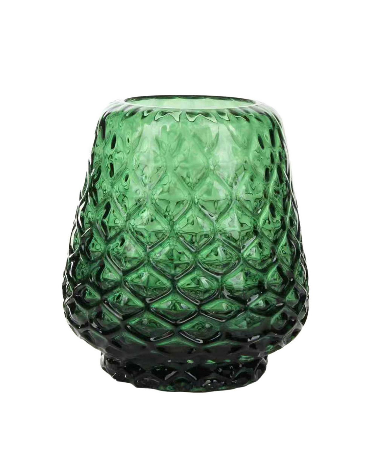 Mercer glazen vaas groen