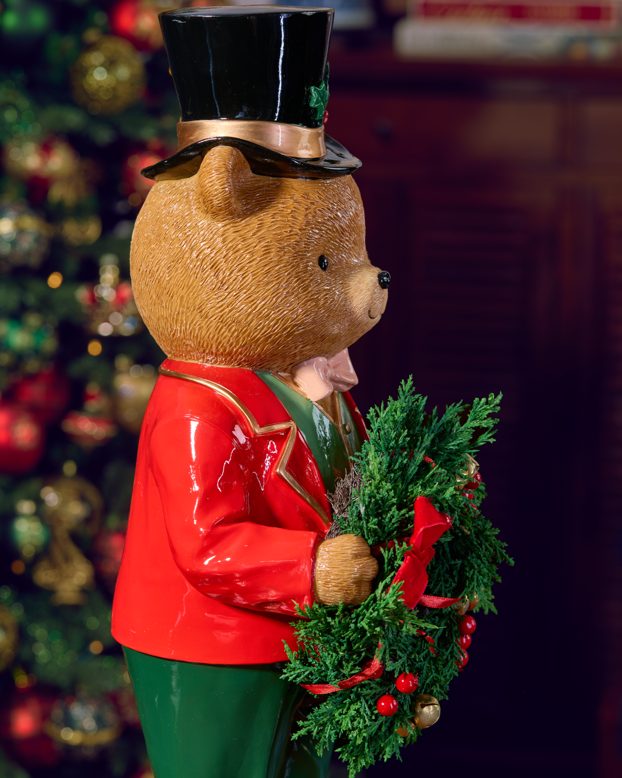 Teddy bear Christmas decoration 61 cm