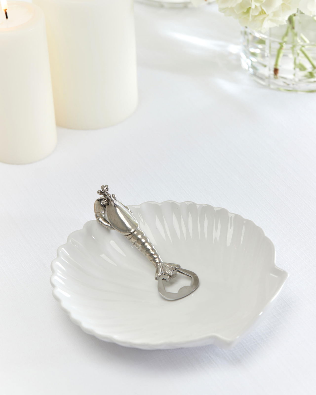 Räka flasköppnare tenn