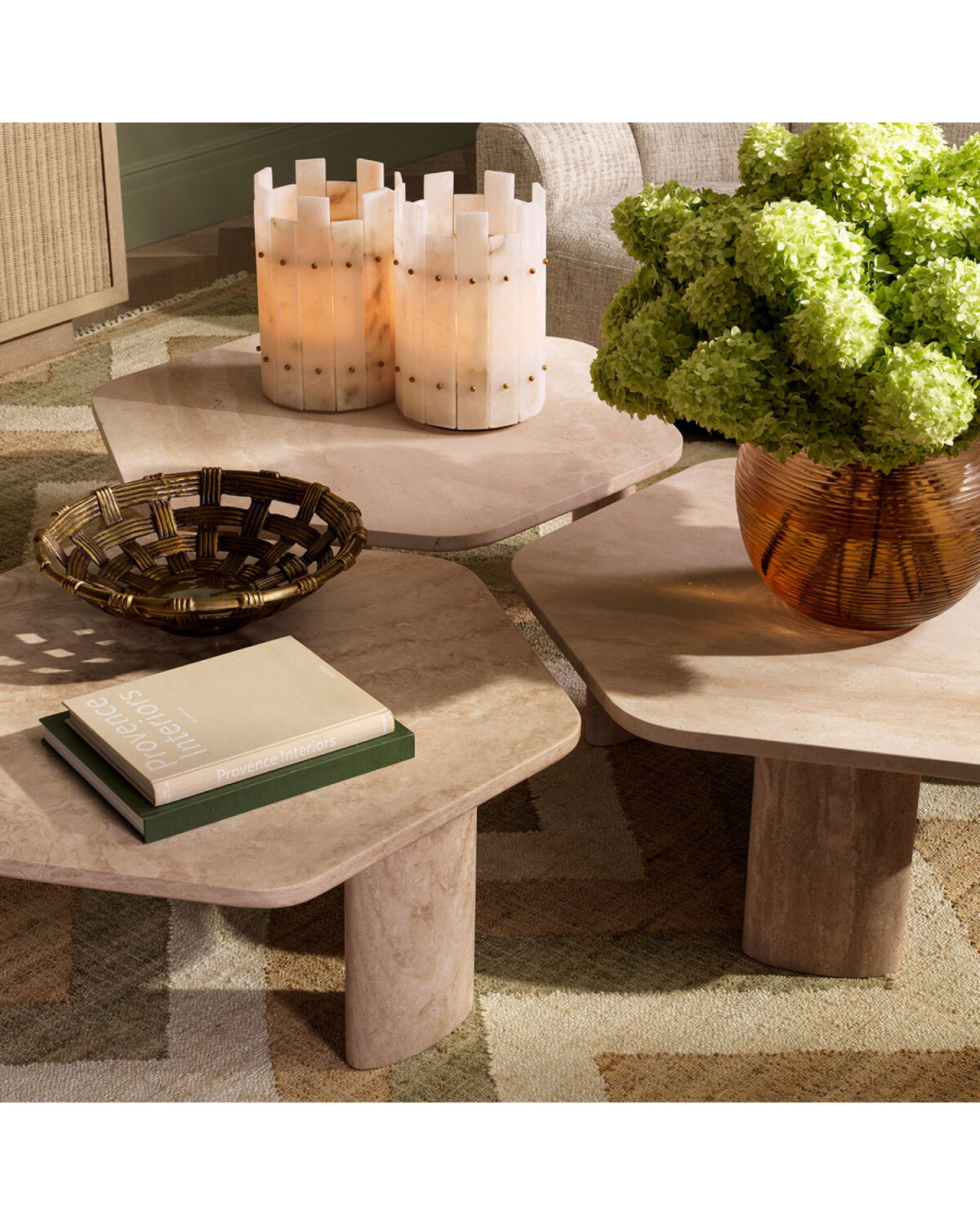 Zenitho Couchtisch Travertin