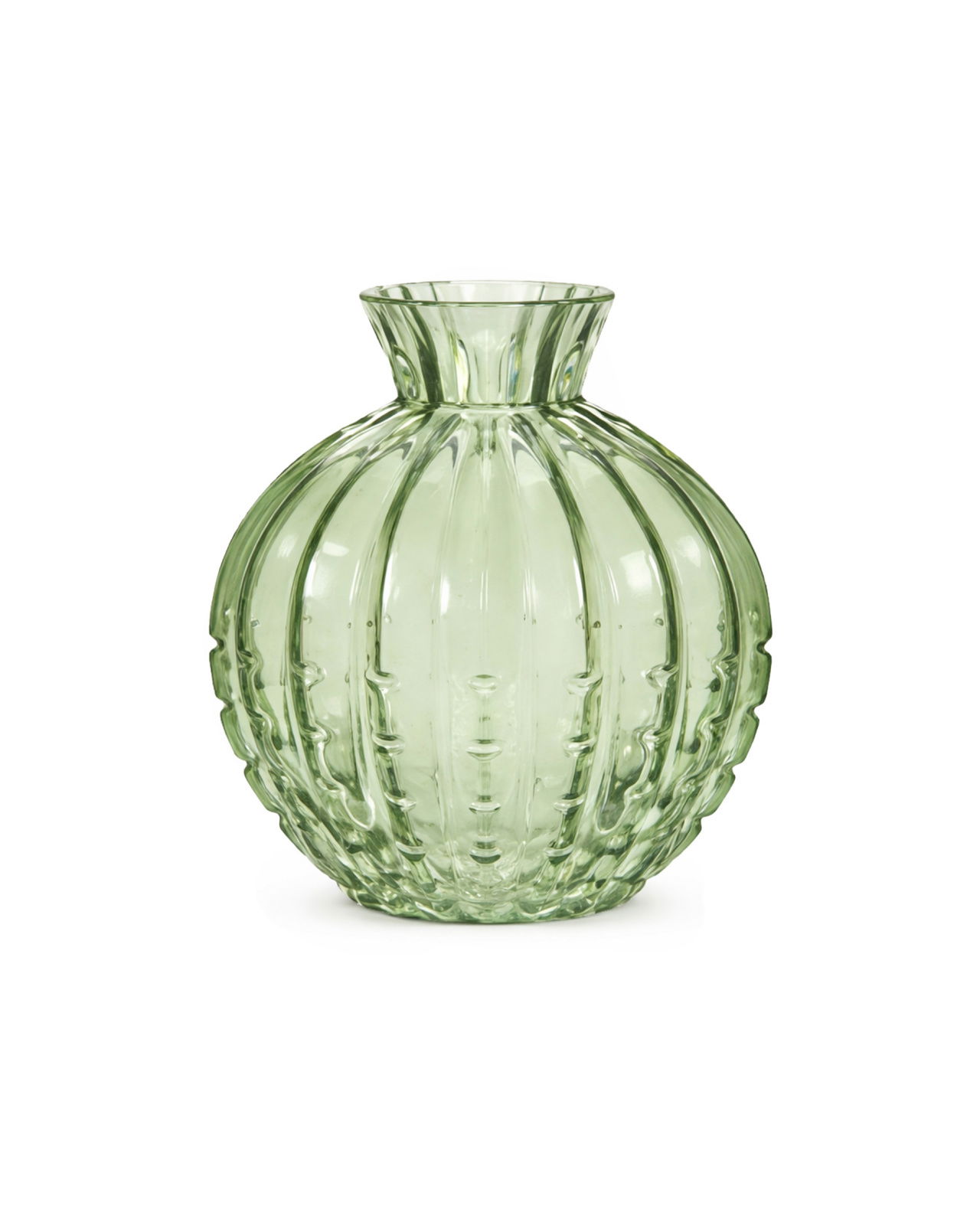 Laurel glazen vaas groen