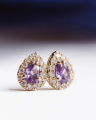 Bianca korvakorut amethyst