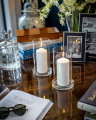 Celeste Hurricane Candle Holder