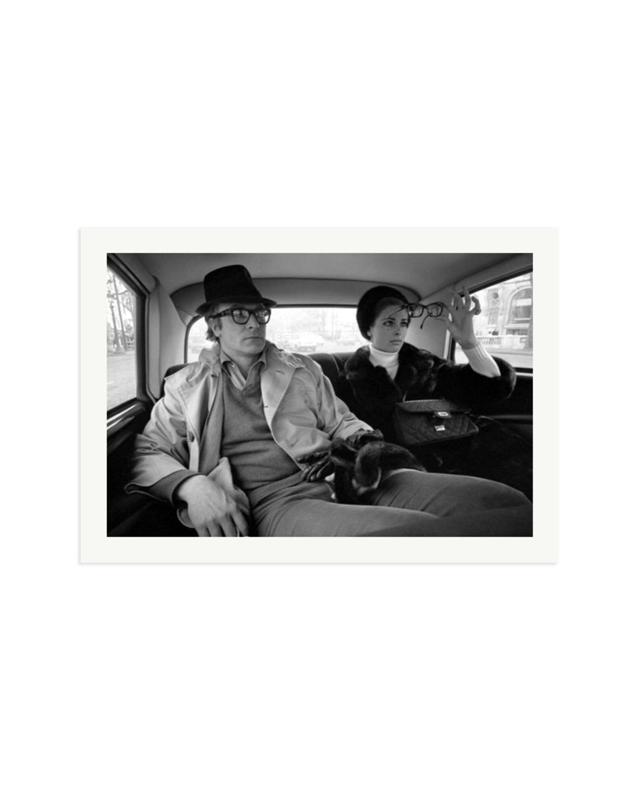 Camilla Sparv with Michael Caine Print Only / XXL