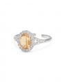 Luna Ring Golden Brown Topaz