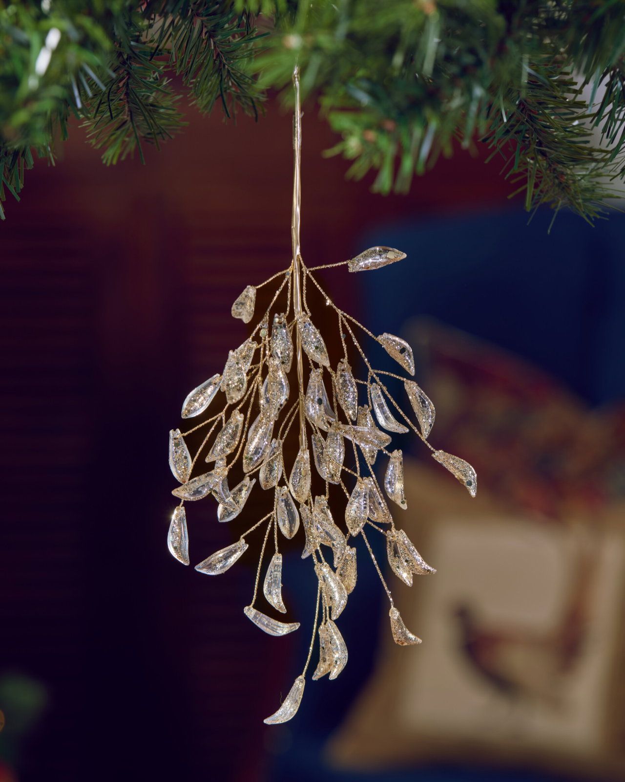 Angelica juletræspynt guld
