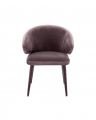 Cardinale dining chair velvet roche taupe