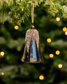 Isoble Glass Bell Ornament Gold