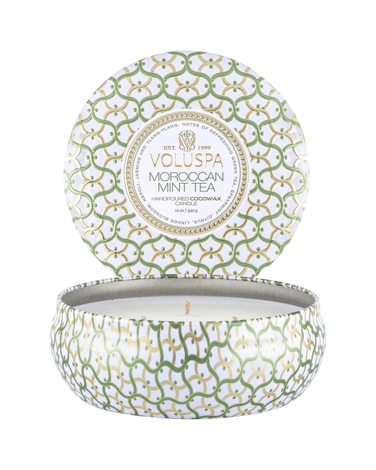 Moroccan Mint Tea doftljus 3-wick