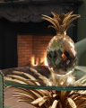 Pineapple decoration brass