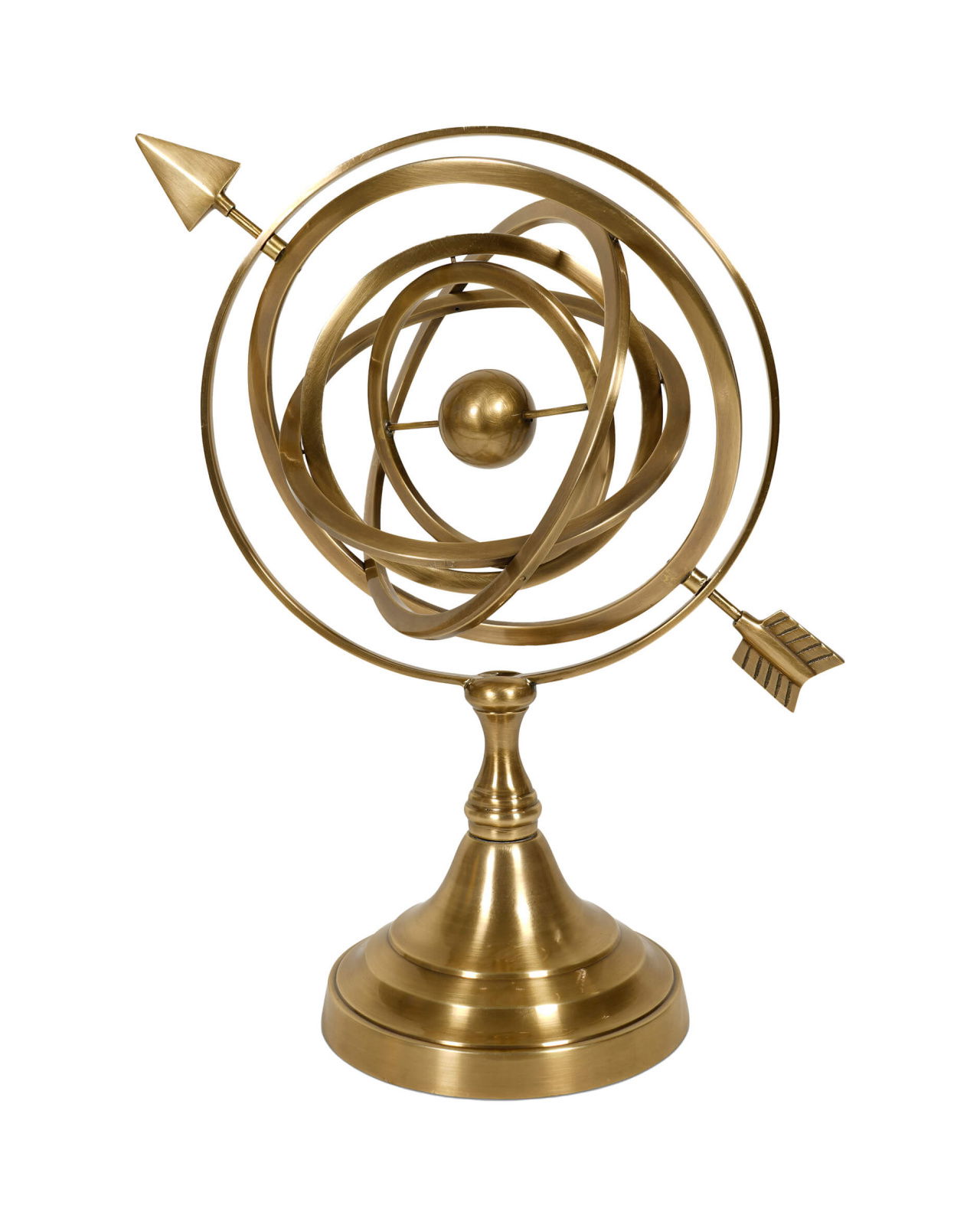 Arrow Armillary Brass