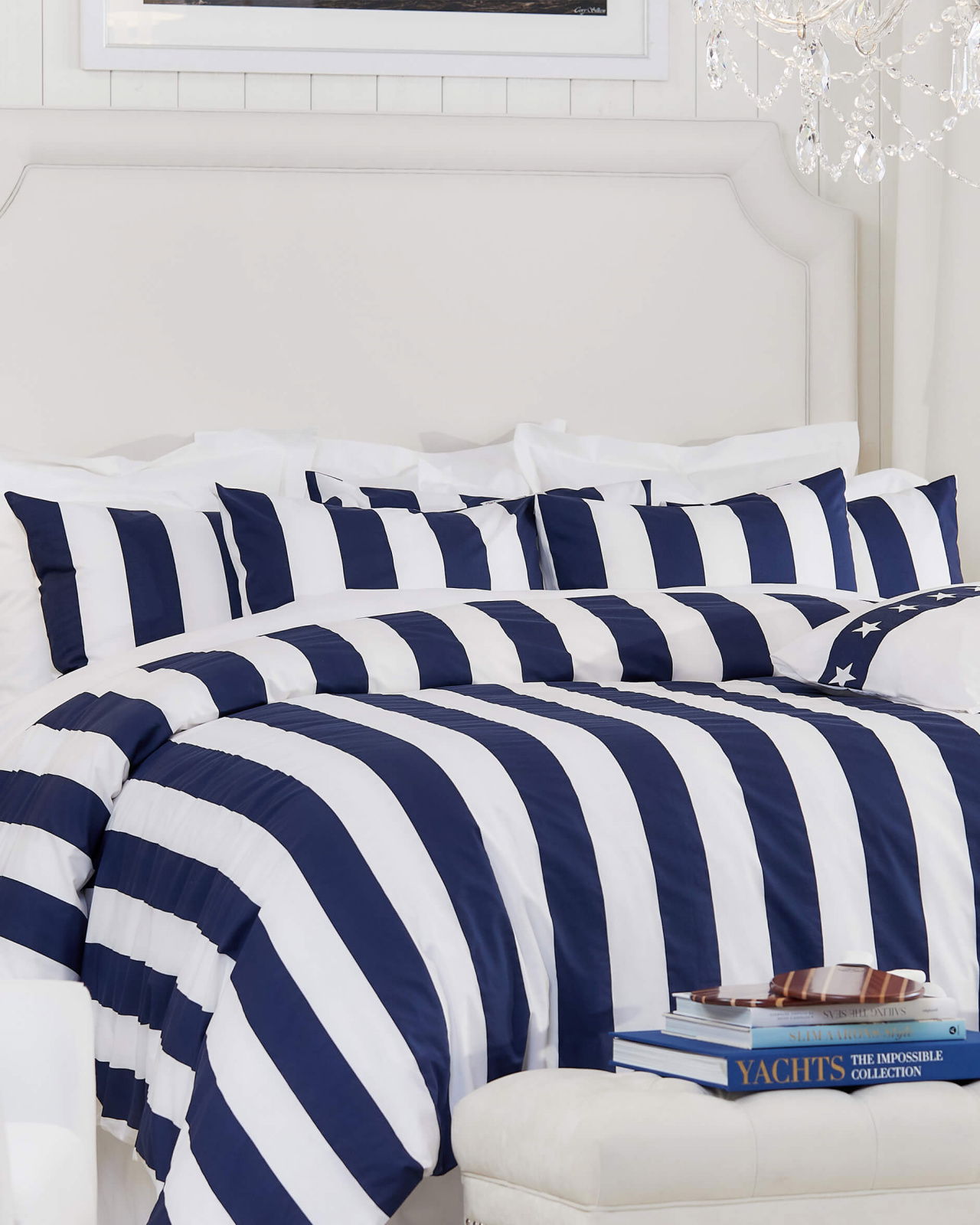 Courtenay sänggavel off-white