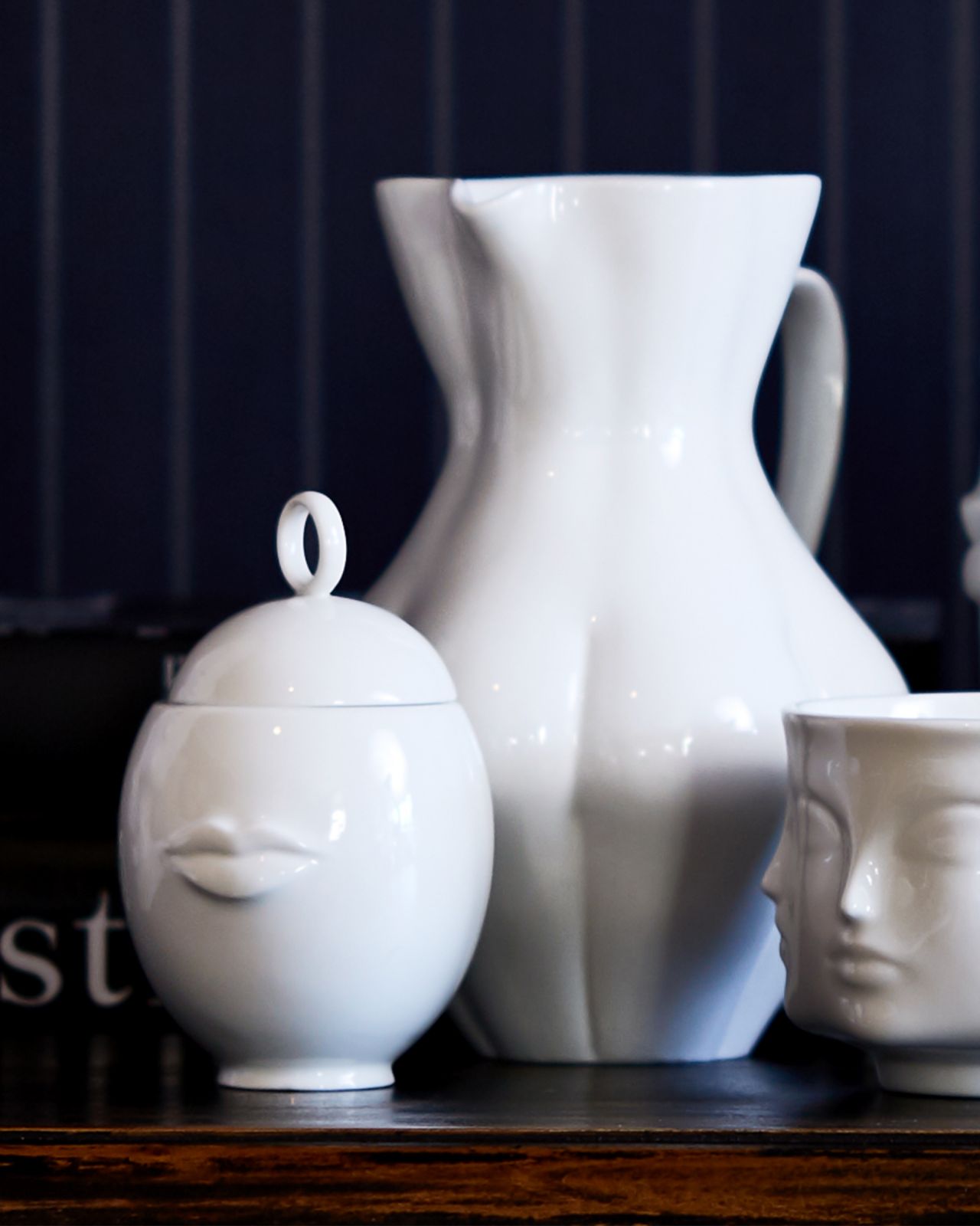 Muse Sugar Bowl - Glazed Porcelain