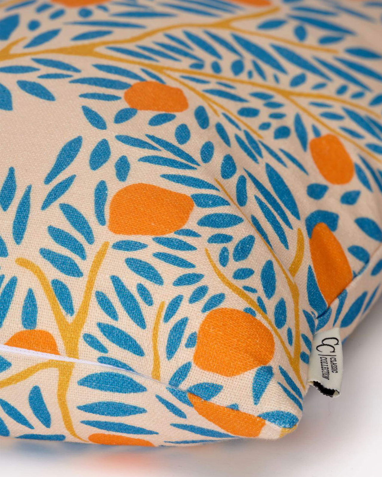 Lemon Garden kuddfodral blå