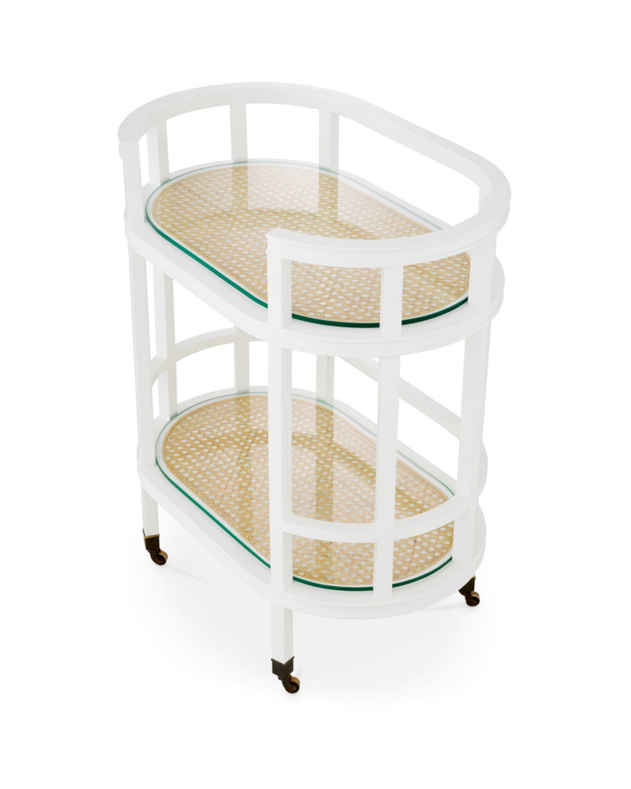 Bahamas drinkvagn piano white