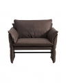 Harlem sessel leder espresso