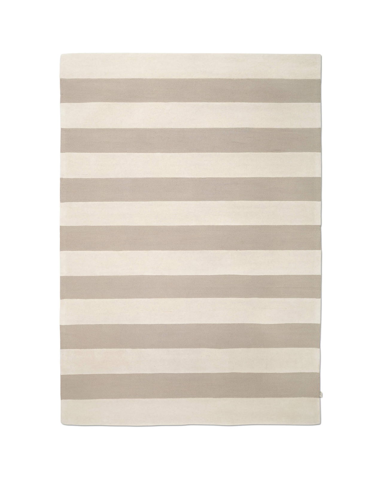 Stripe Boucle tæppe Ivory/beige