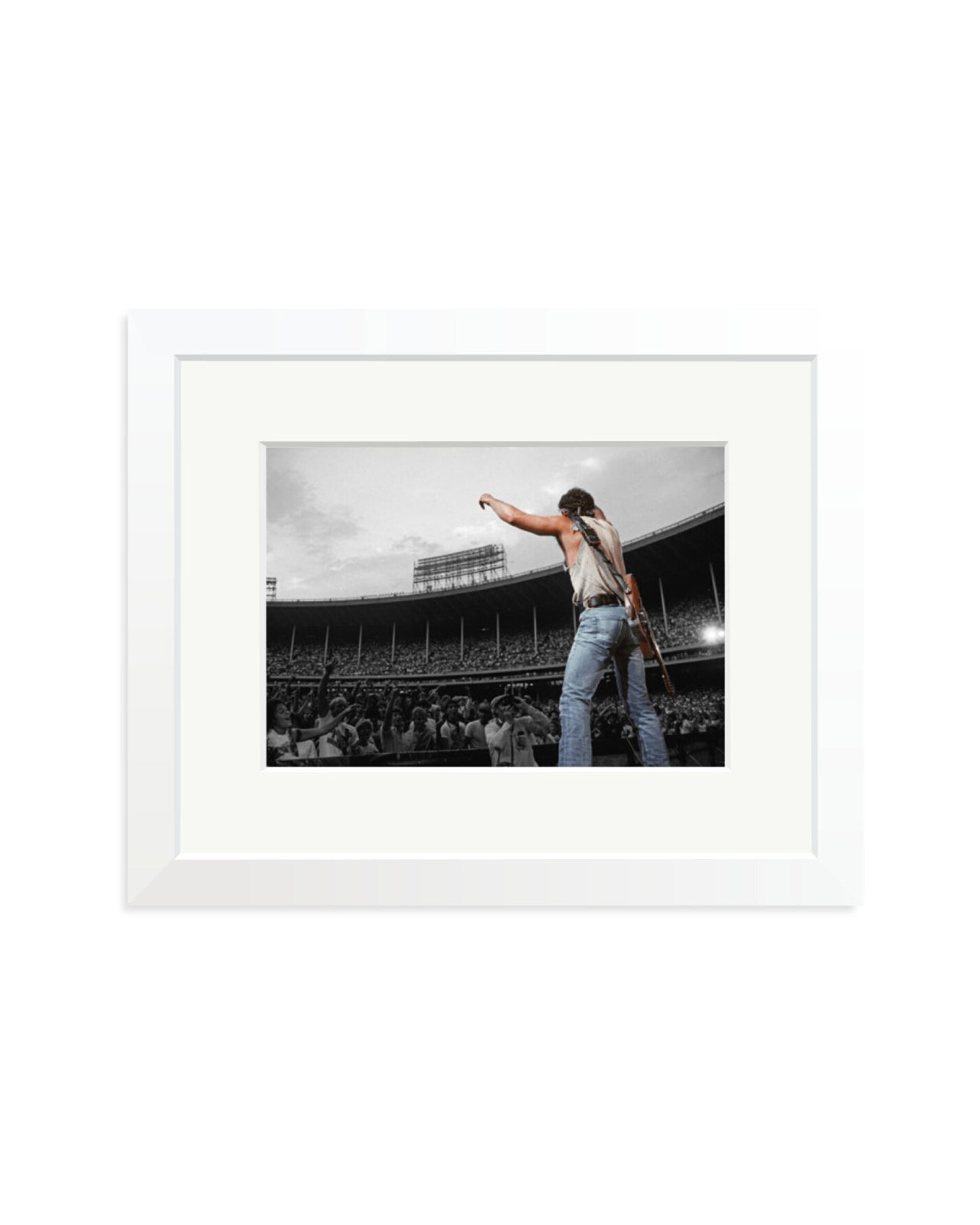 Bruce Springsteen at Cleveland Stadium 1985 White / Small