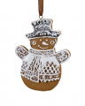 Whitby Gingerbread Snowman Ornament