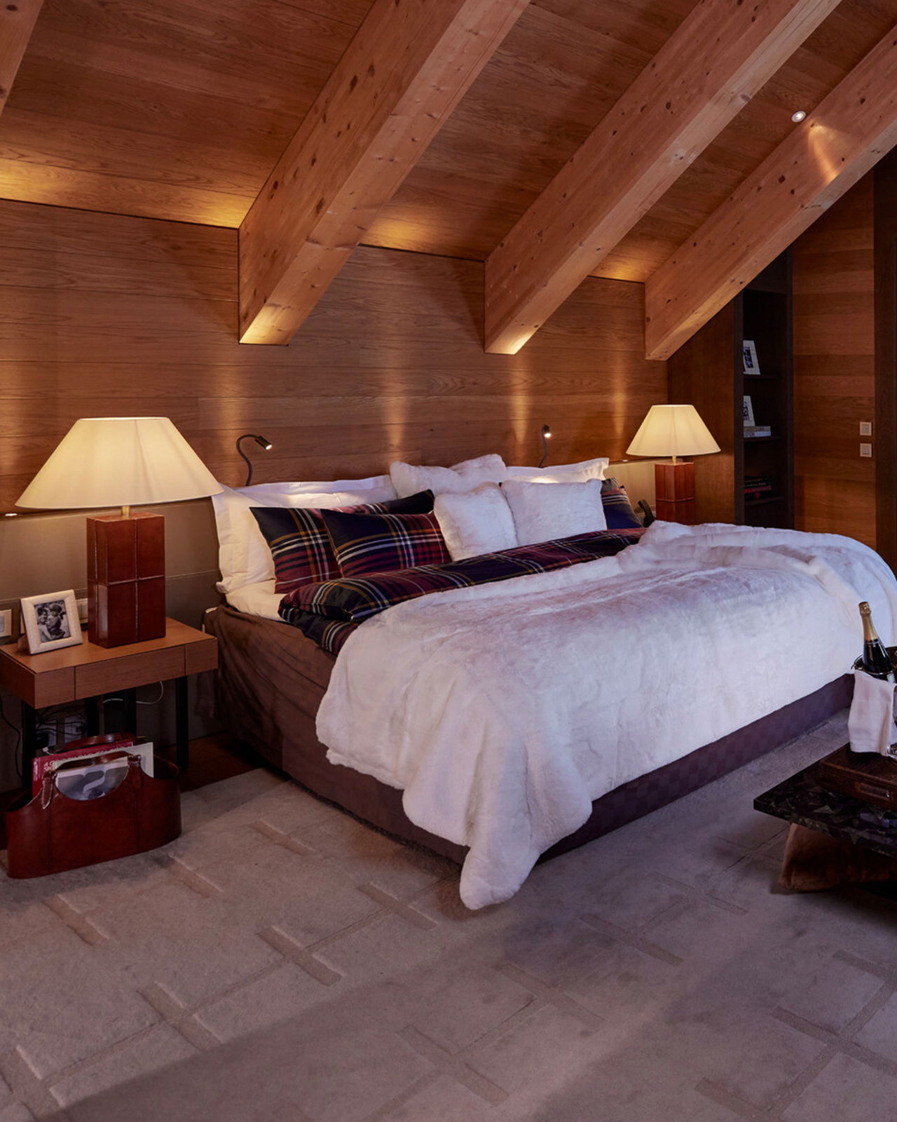 Kensington tidningskorg läder