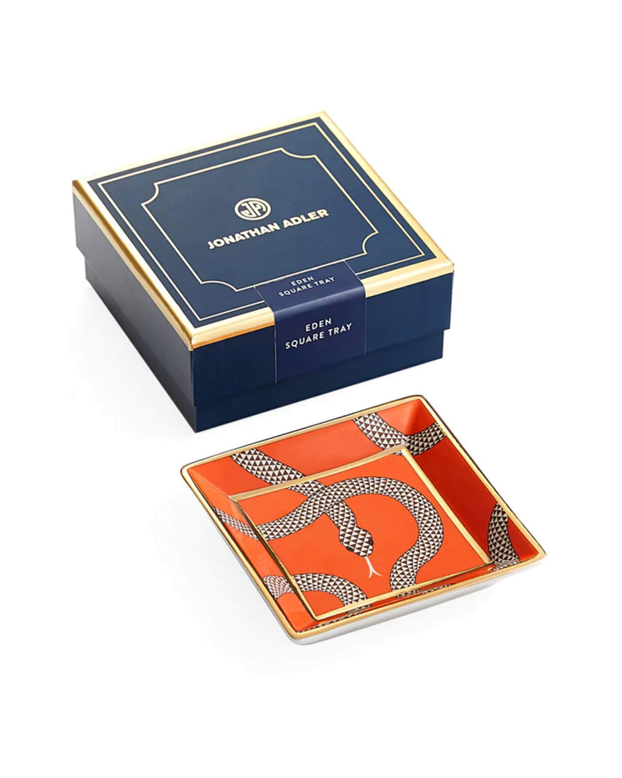 Eden fat kvadratisk orange