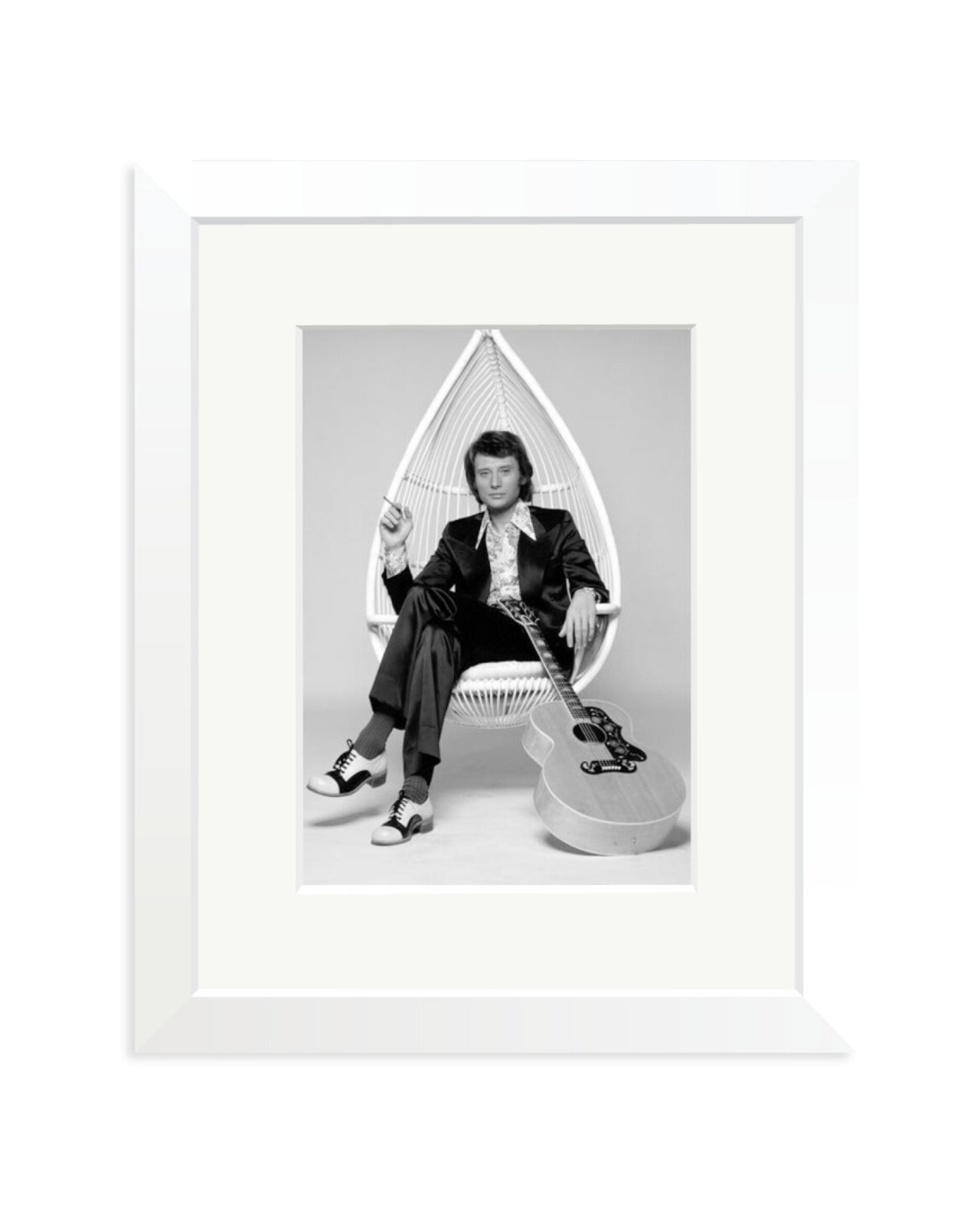 Johnny and his Guitar White / Small