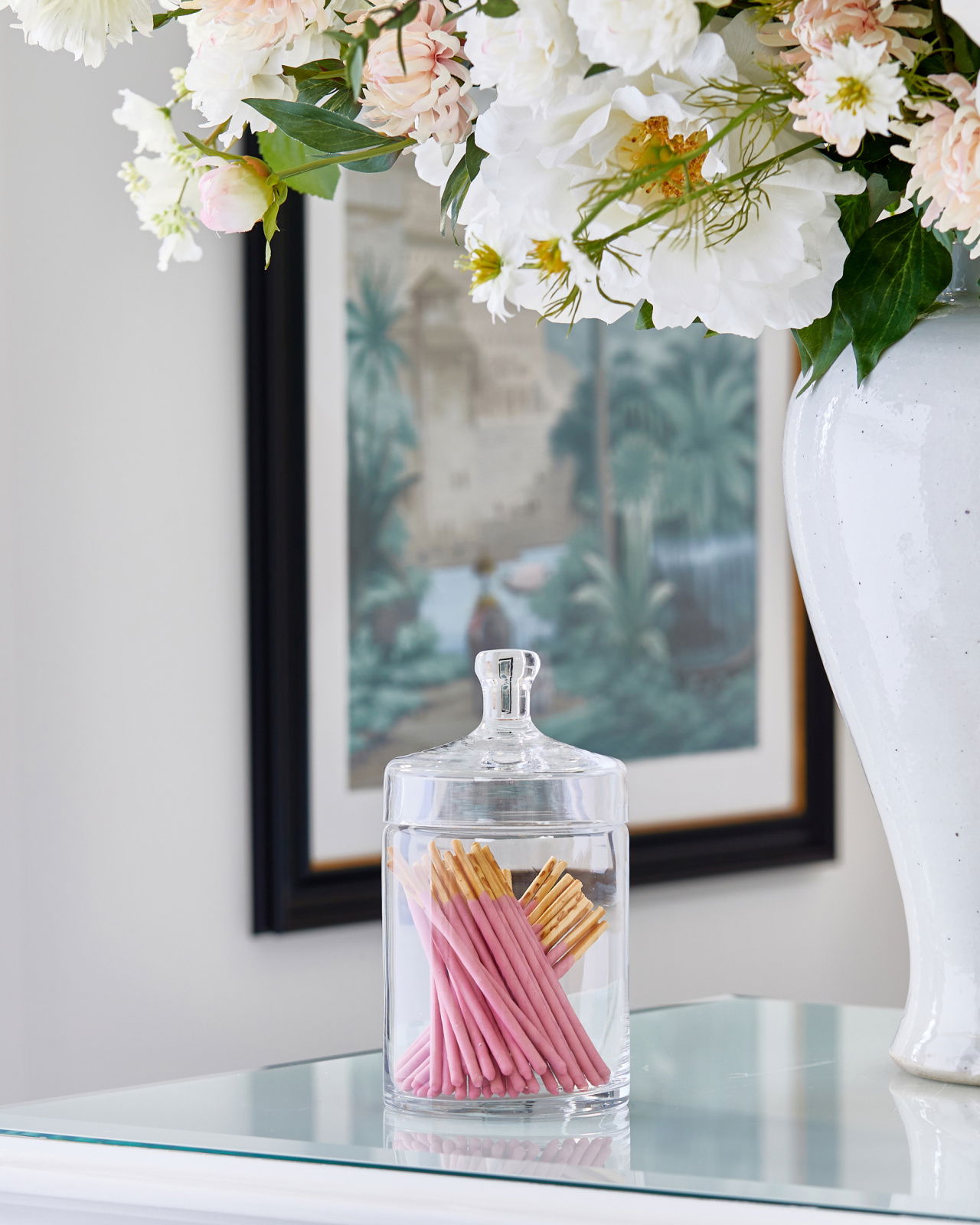 Nelly glasburk med lock