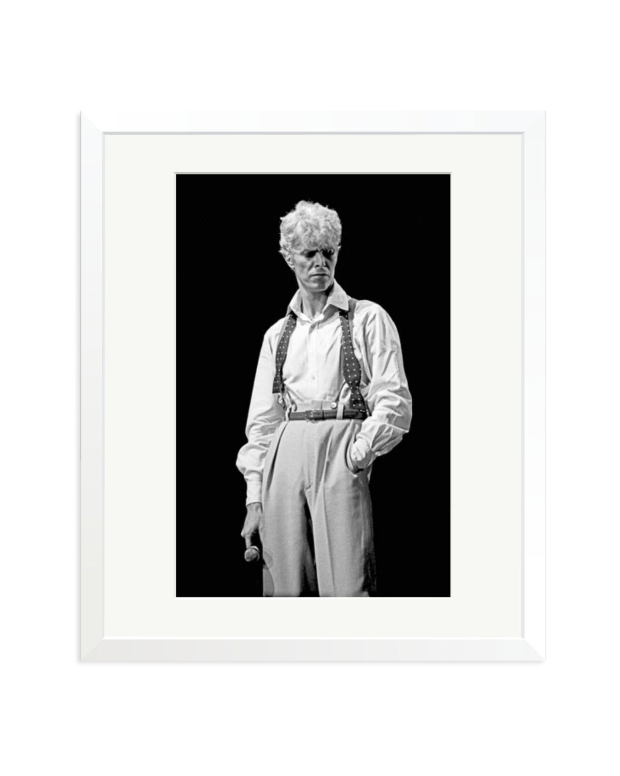 David Bowie 1983 Black and White White / Large