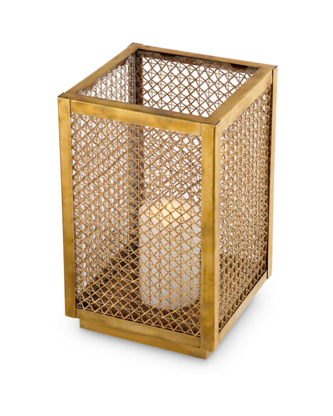 Cairo kynttilälyhty antiikki messinki