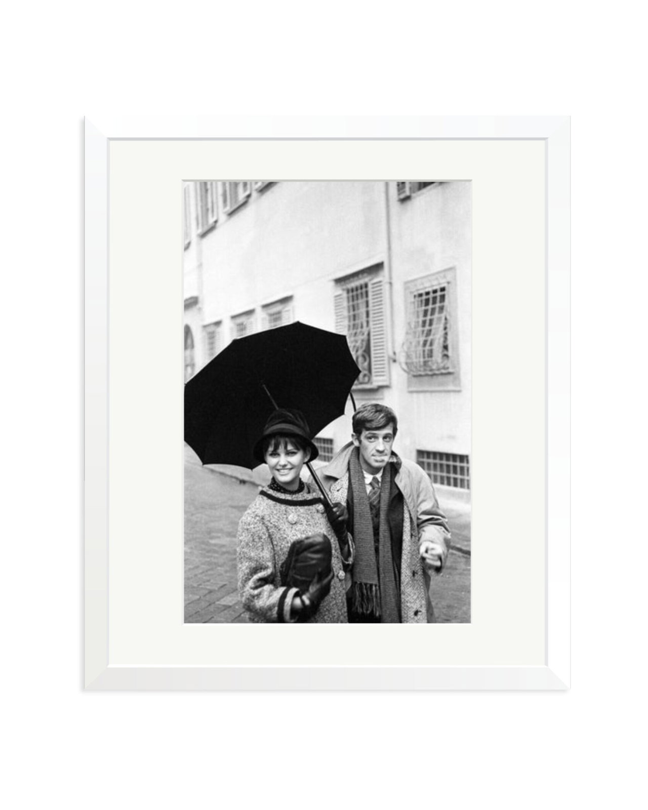 Claudia Cardinale and Jean Paul Belmondo White / Large