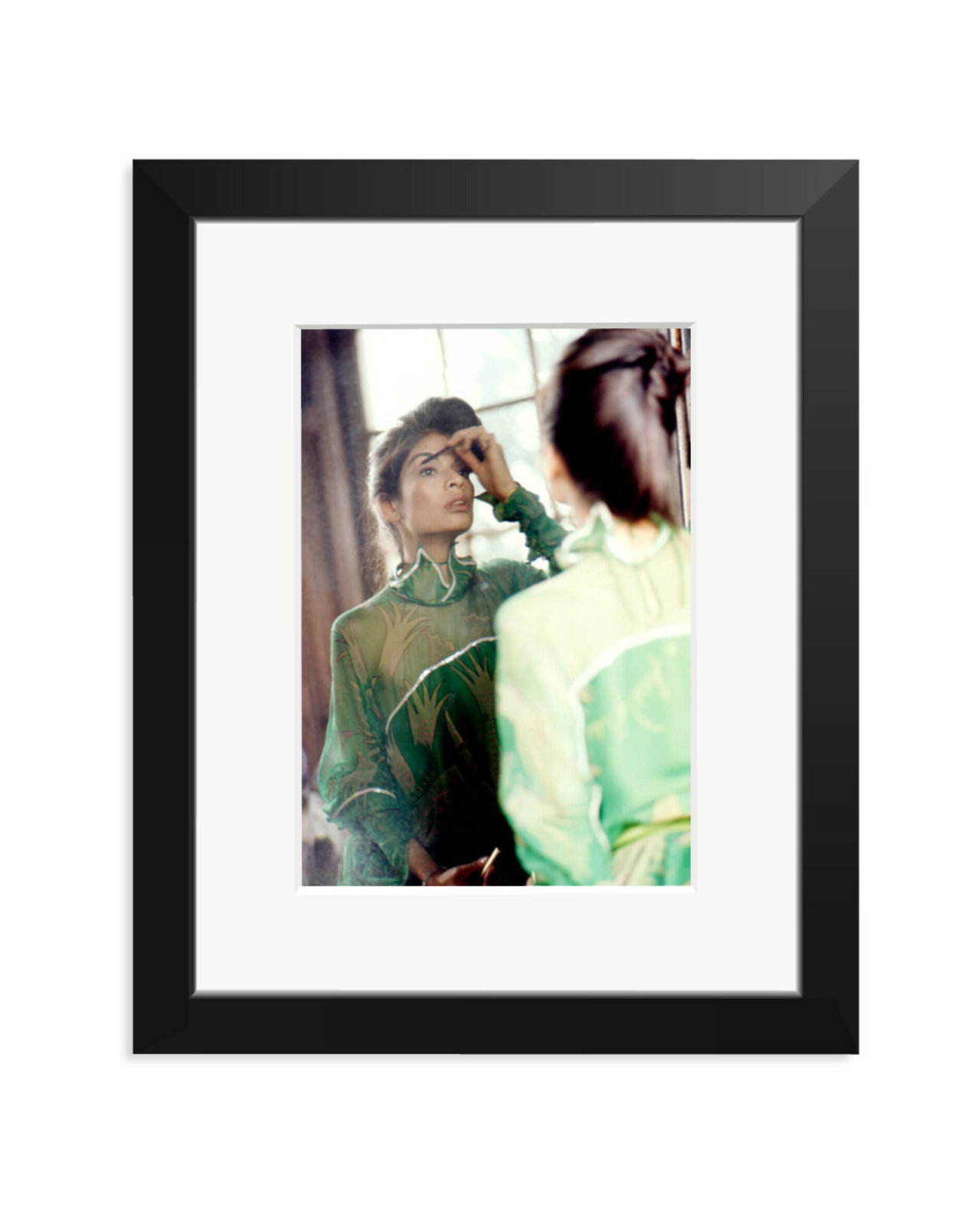 Bianca Jagger in Green Black / Small
