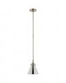 Parkington 9" Pendant Polished Nickel/Clear Glass