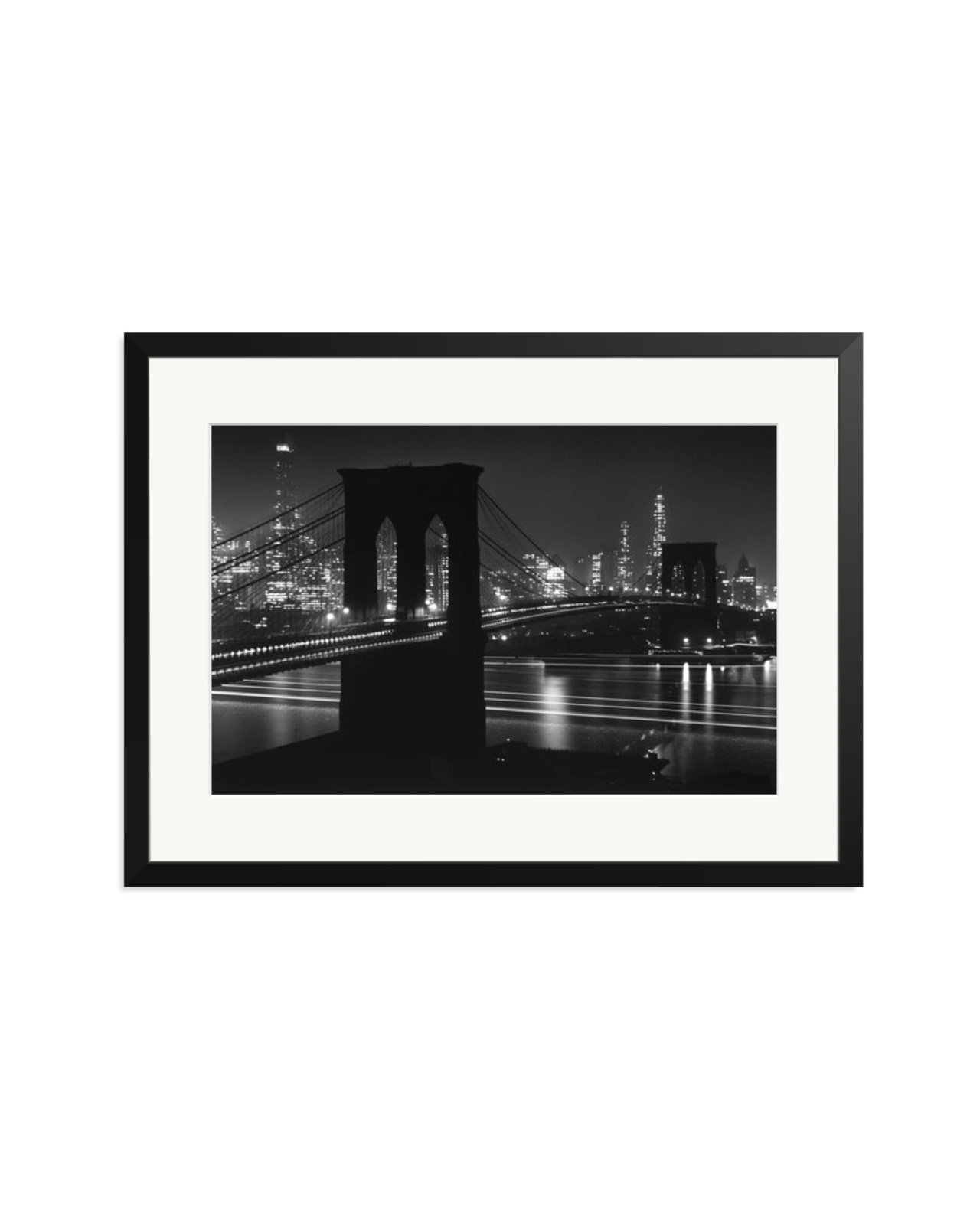 Brooklyn Bridge at Night Black / XL