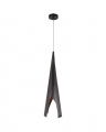 Piel Wrapped Pendant Bronze Medium