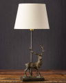 Reindeer Table Lamp Brown