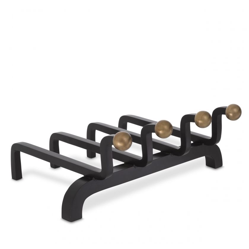 Brinon Andiron Vintage Brass - Newport