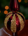 Valeria baumspitze bordeaux/gold