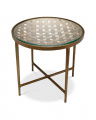 Sorrento Side Table Antique Brass