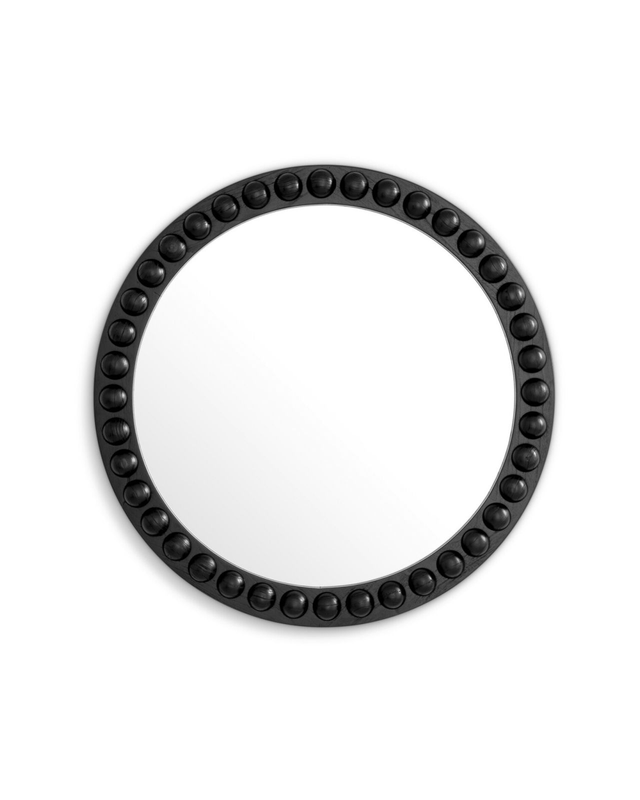 Kenton ronde spiegel zwart
