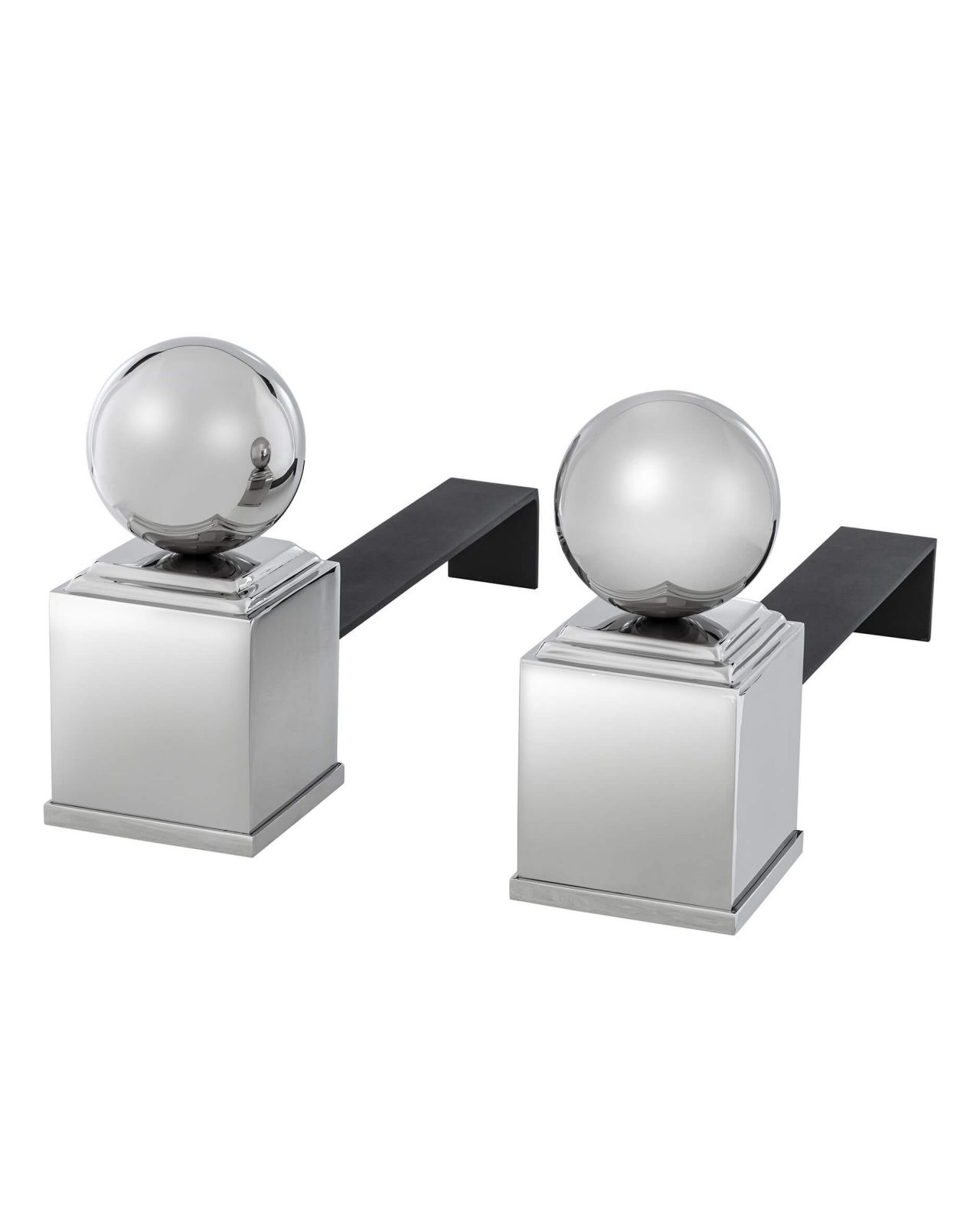 Viviers andiron nickel 2-pak