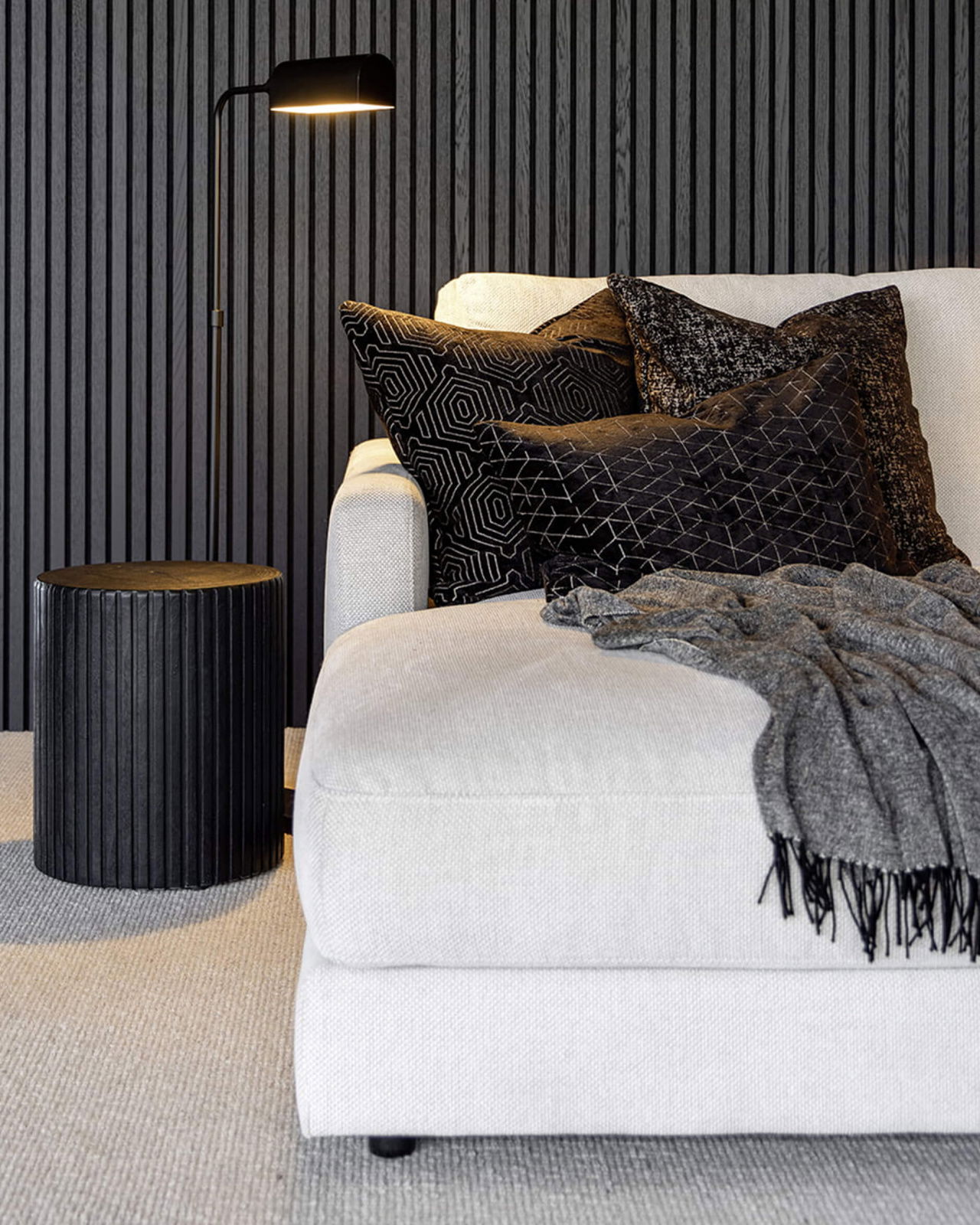 Laurel cushion cover ethnic dark brown OUTLET