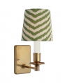 Tara 12" Sconce Antique Brass/Verde La Jolla Empire Shade